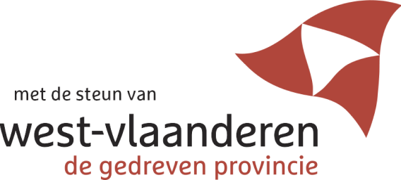 Met de steun van West-Vlaanderen - de gedreven provincie
